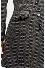 Демісезонне пальто з твіду рогожки Х4058 (114058) - цена