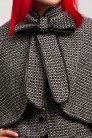 Твидовая шаль к пальто 114058 (114059) - цена