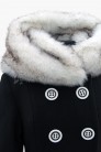 Вінтажне зимове вовняне пальто з хутром X093 (115093) - цена