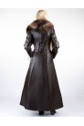 Довге зимове пальто з хутряним коміром X-Style (115024) - оригинальная одежда