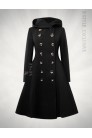 Winter Wool Coat with Hood X5052 (115052) - цена