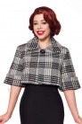 Vintage Cropped Jacket with 3/4 Sleeves (114048) - материал