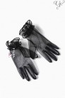 Transparent Black Tulle Gloves U1205 (601205) - материал