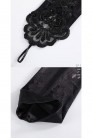 Satin Gloves with a Loop and Beads (601214) - цена