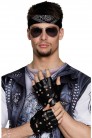 Men's Faux Leather Fingerless Gloves XT184 (601184) - цена