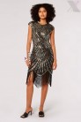 1920s Fringe Elegant Dress X5525 (105525) - оригинальная одежда