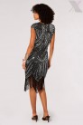Вечернее серебристое платье в стиле 20-х X5526 (105526) - оригинальная одежда