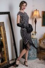 Платье с бахромой в стиле Гэтсби X5532 (105532) - материал