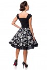 Хлопковое платье с цветочным узором на юбке B5539 (105539) - материал