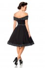 Платье Ретро с открытыми плечами и поясом (105546) - цена