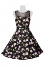 Платье в стиле Ретро с цветочным узором B5516 (105516) - цена