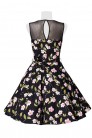 Платье в стиле Ретро с цветочным узором B5516 (105516) - материал