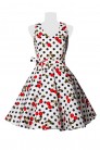 Платье в стиле Pin-Up с узором "вишенки" Belsira (105517) - материал