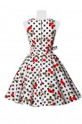 Сукня в стилі Pin-Up з візерунком "вишеньки" Belsira (105517) - оригинальная одежда
