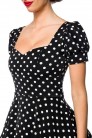 Vintage Polka Dot Short Sleeve Dress (105563) - цена