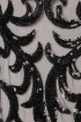 Серебристое платье с блестками A5200 (105200) - цена