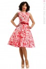 Летнее платье с цветочным узором X5349 (105349) - материал