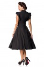 Elegant Black Swing Retro Dress (105542) - оригинальная одежда