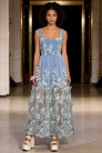 Long Sky Garden Dress with 3D Embroidery (105606) - материал