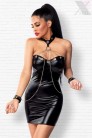 Sexy Bodycon Dress with Bracelets and Choker (127188) - 3