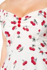 Rockabilly Cheries Short Sleeve Dress (105552) - материал