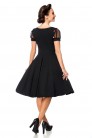 Elegant Vintage Dress with Embroidered Sleeves (105554) - цена