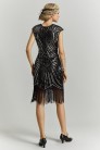 Elegant Black Flapper Dress with Sequins X5532 (105532) - оригинальная одежда