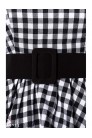 Black-White Check Retro Swing Dress (105251) - цена