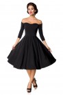 Heart-shaped Neckline Premium Vintage Dress (105389) - материал