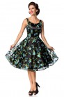 Винтажное платье с цветочным узором и вышивкой (105403) - оригинальная одежда