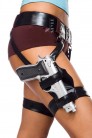 Harness Belt with Holster in Croft Style (910036) - материал