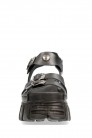 Кожаные босоножки на платформе с пряжками B101S (312014) - 3