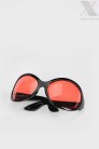 Женские овальные солнцезащитные очки с красными линзами X158 (905158) - цена