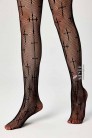 Fishnet Tights with Crosses KC4159 (904159) - 3