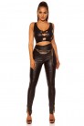Leather-Look Harness Top KC2195 (102195) - 5