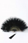 Gatsby 20's Lace Fan with Feathers (410031) - материал