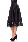 Wide Vintage Skirt with Lace (107170) - 3