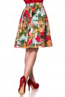 Bright Retro Pleated Skirt (cotton) (107176) - материал