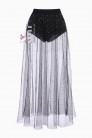 Rave Dive Glitter Sheer Skirt with Shorts (107199) - 7