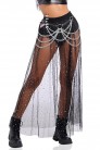 Прозрачная фестивальная юбка с шортами (107199) - оригинальная одежда