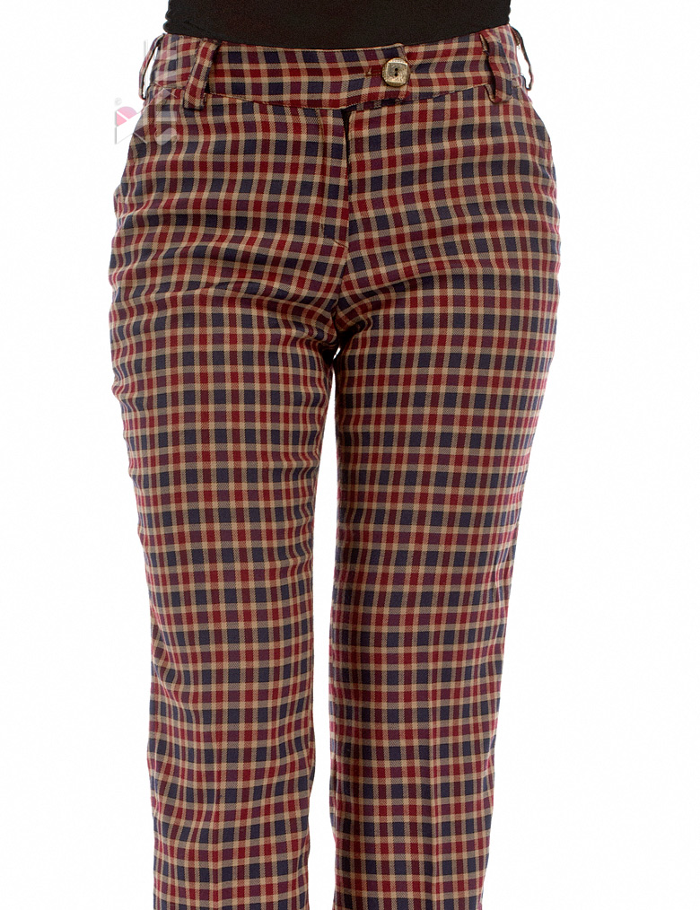 Women's Plaid Pants X8050