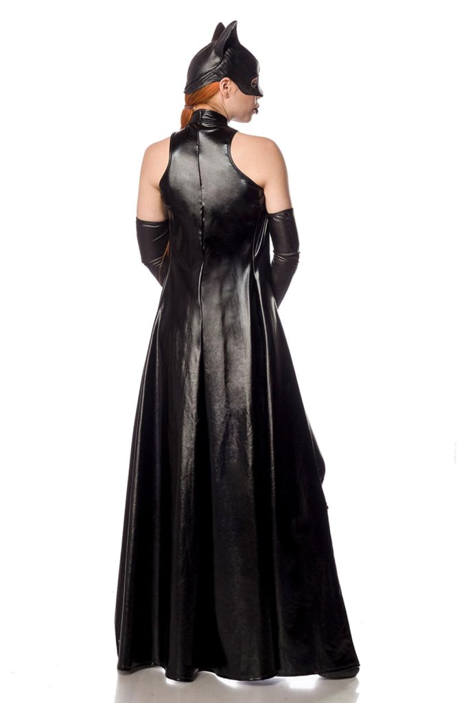 Bat Girl Costume (corset, leggings, cape, gloves, mask)