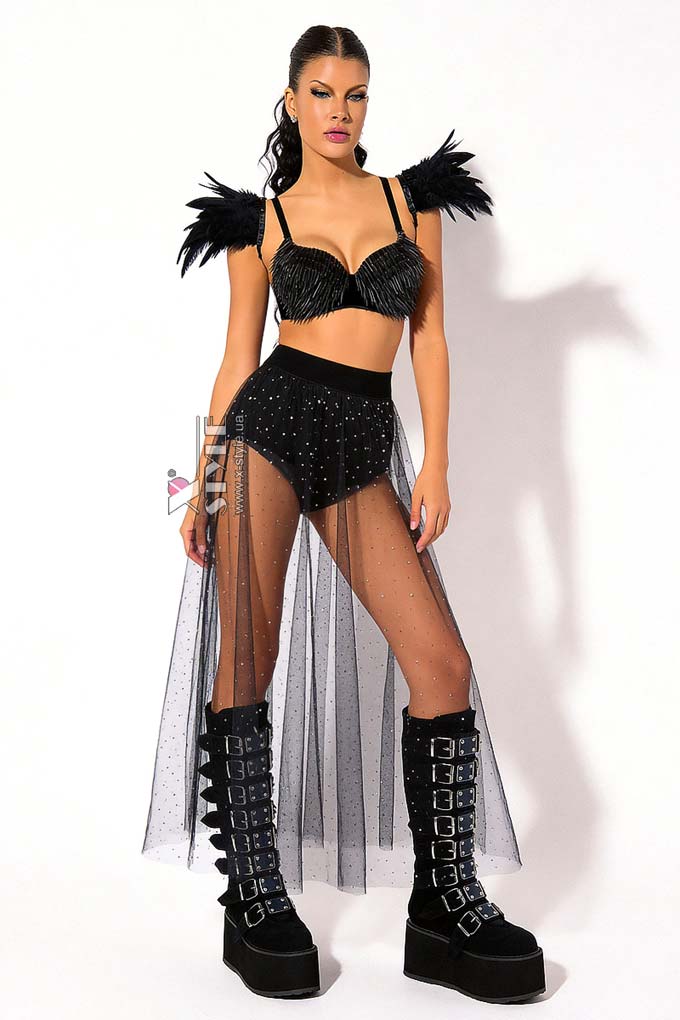 Бюстгальтер с шипами X2315