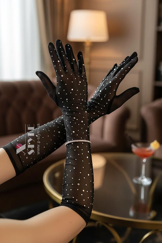 Перчатки с камнями UF-Vintage (601234)