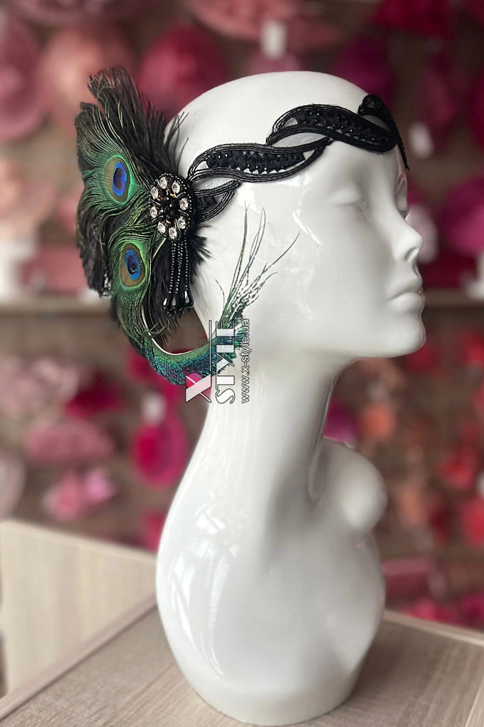Пов'язка Gatsby Girl UF259 Peacock