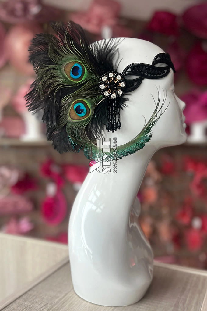 Пов'язка Gatsby Girl UF259 Peacock