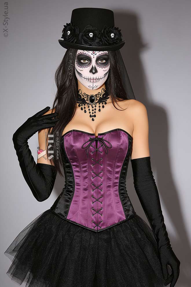 Карнавальный набор в стиле Santa Muerte