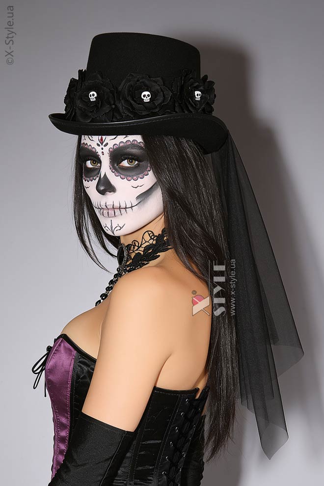 Карнавальный набор в стиле Santa Muerte