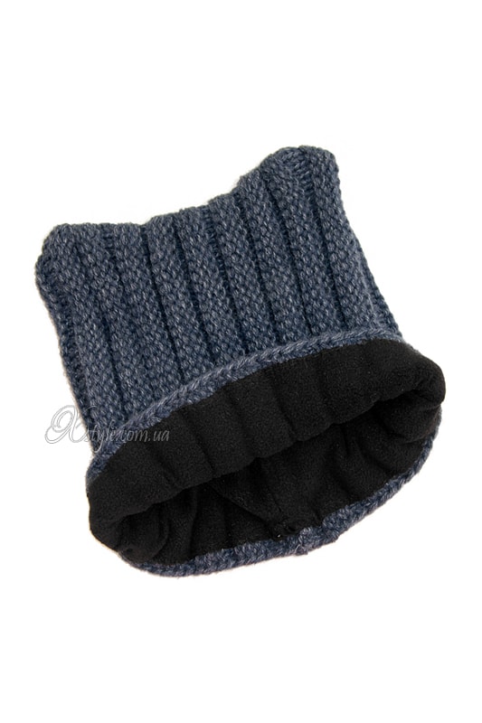Зимова шапка з вушками кішки XA2050
