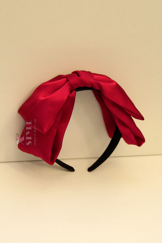 Обруч женский для волос с бантом X4271